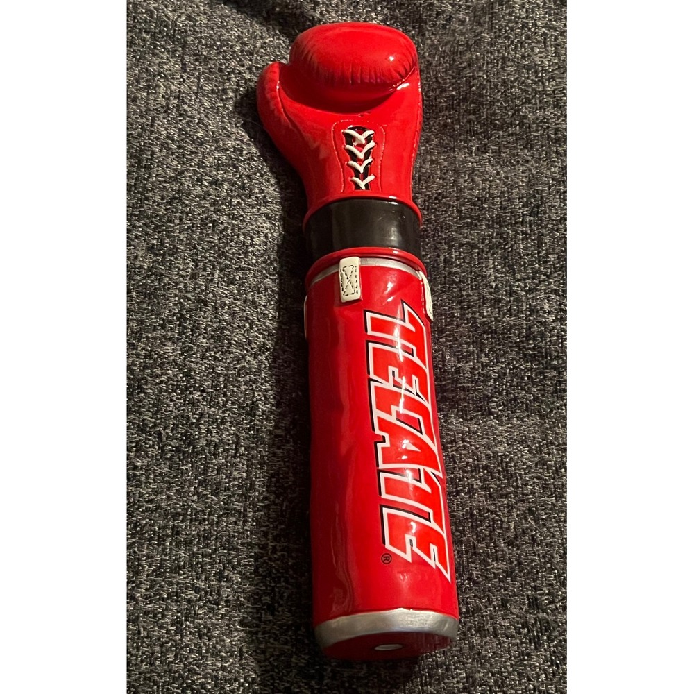 Tecate Boxing Glove Bottle Koozie Beer Insulator Red Vinyl Excellent Novelty